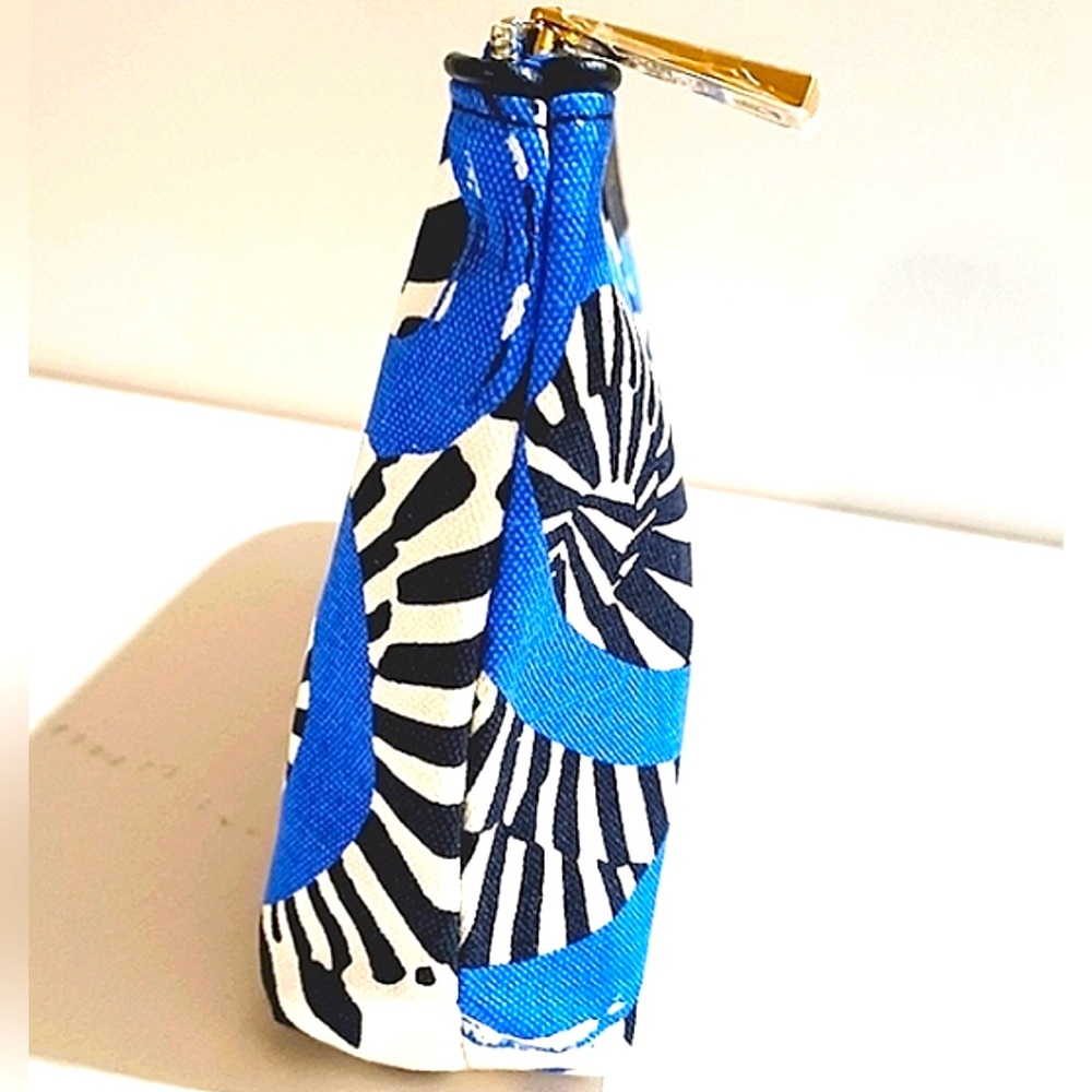 NEW Estee Lauder Quentin Jones Exotic Abstract Zip Makeup Cosmetic Pouch Bag - Picture 6 of 8